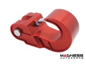 Ford Bronco Billet Recovery Hook - Royal Show Hook - Aluminum - Red